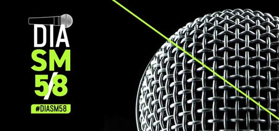 Shure celebra o dia do microfone mais popular do mundo: o SM58