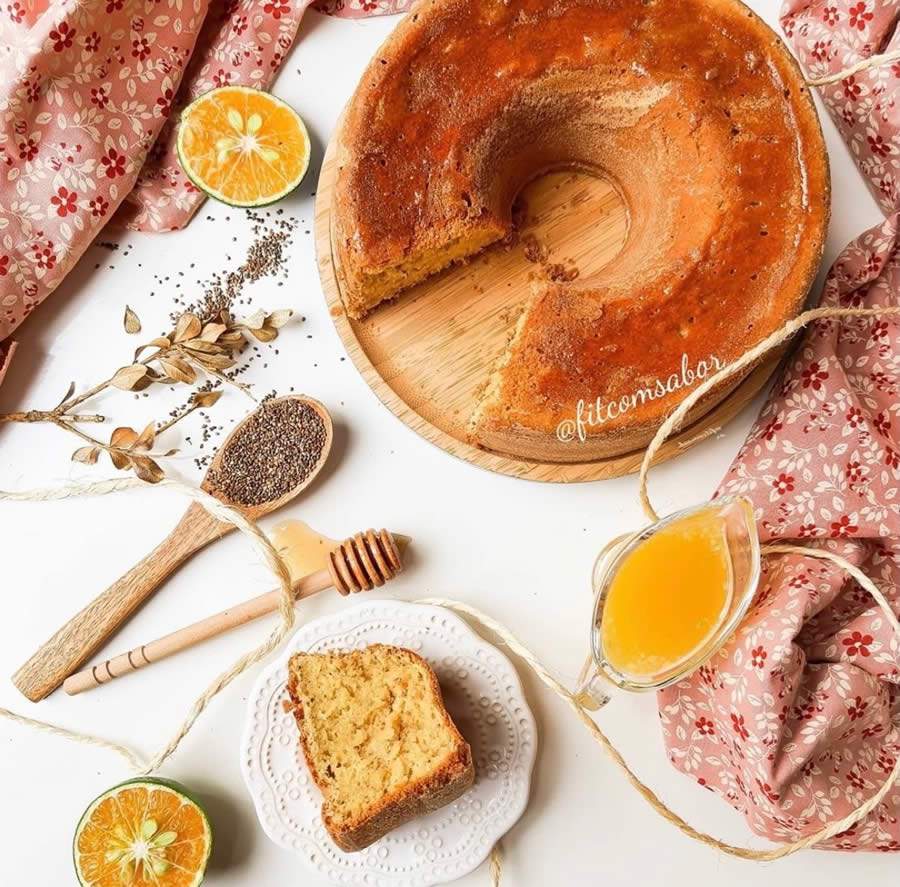 Inove o cardápio: Bolo de Tangerina e Chia Zero Açúcar