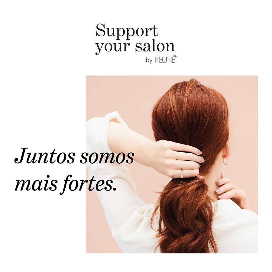 Keune Haircosmetics apoia salões de beleza no Brasil com plataforma Support Your Salon