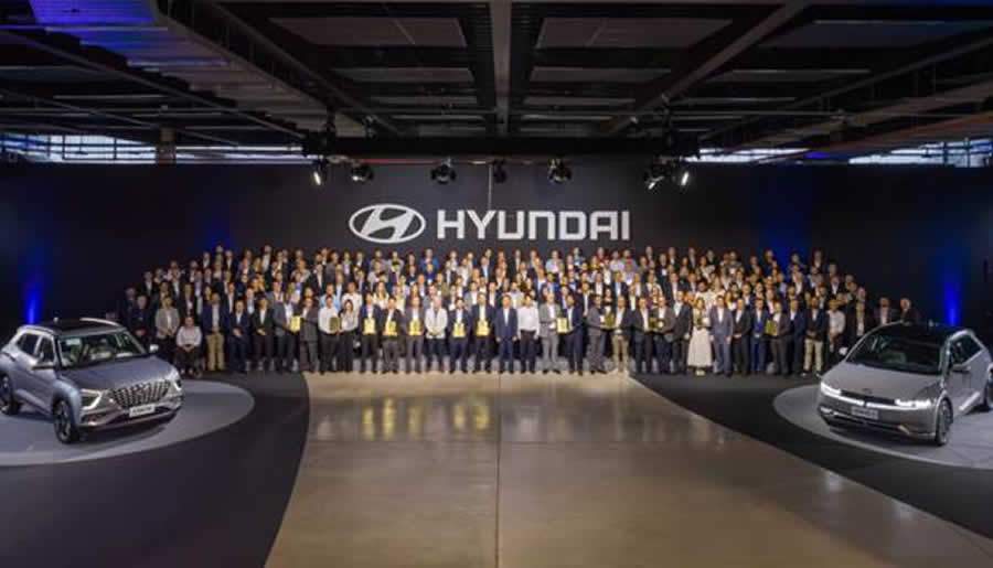 Hyundai celebra excel&ecirc;ncia em parcerias durante o &ldquo;Partnership Day&rdquo;, premiando os melhores fornecedores de 2023