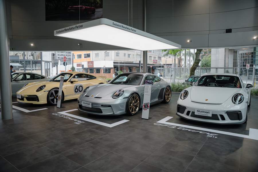 &nbsp;  911 Sport Classic 2023, 911 GT3 Touring 2022, 911 GT3 Touring 2019 (Lucas Parisi/Stuttgart Porsche)