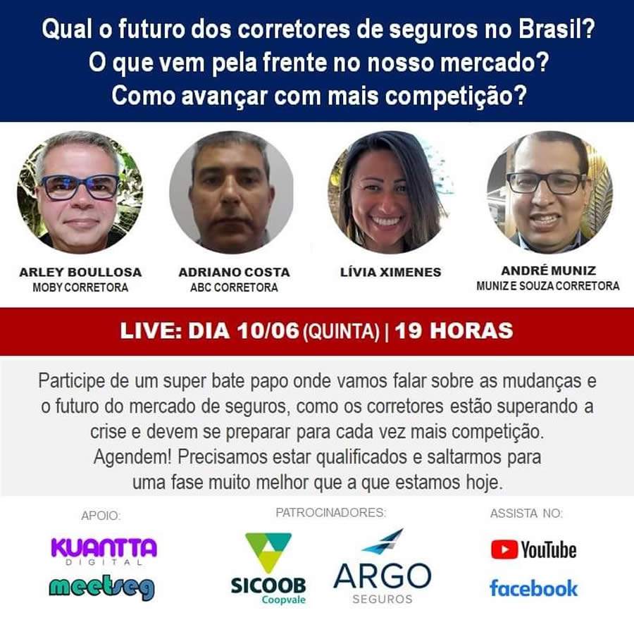 SEGFLIX realiza transmiss&atilde;o sobre o futuro dos corretores de seguros no Brasil