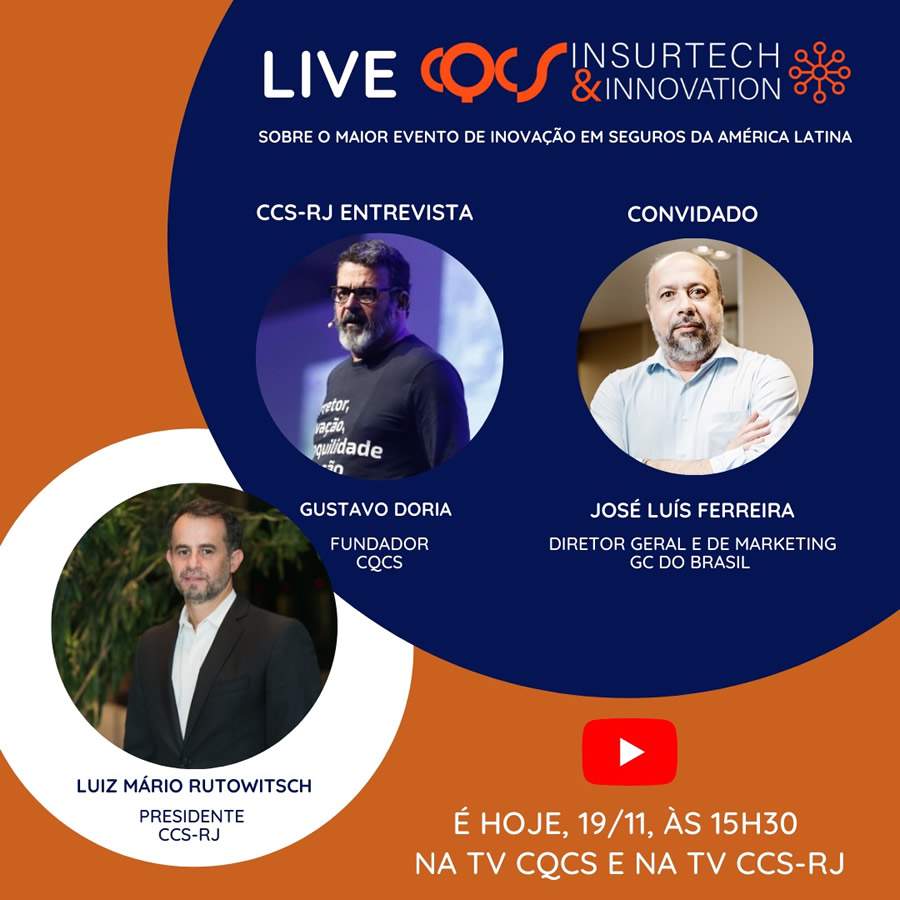 CCS-RJ entrevista Gustavo Doria sobre o Cqcs Insurtech &amp; Innovation