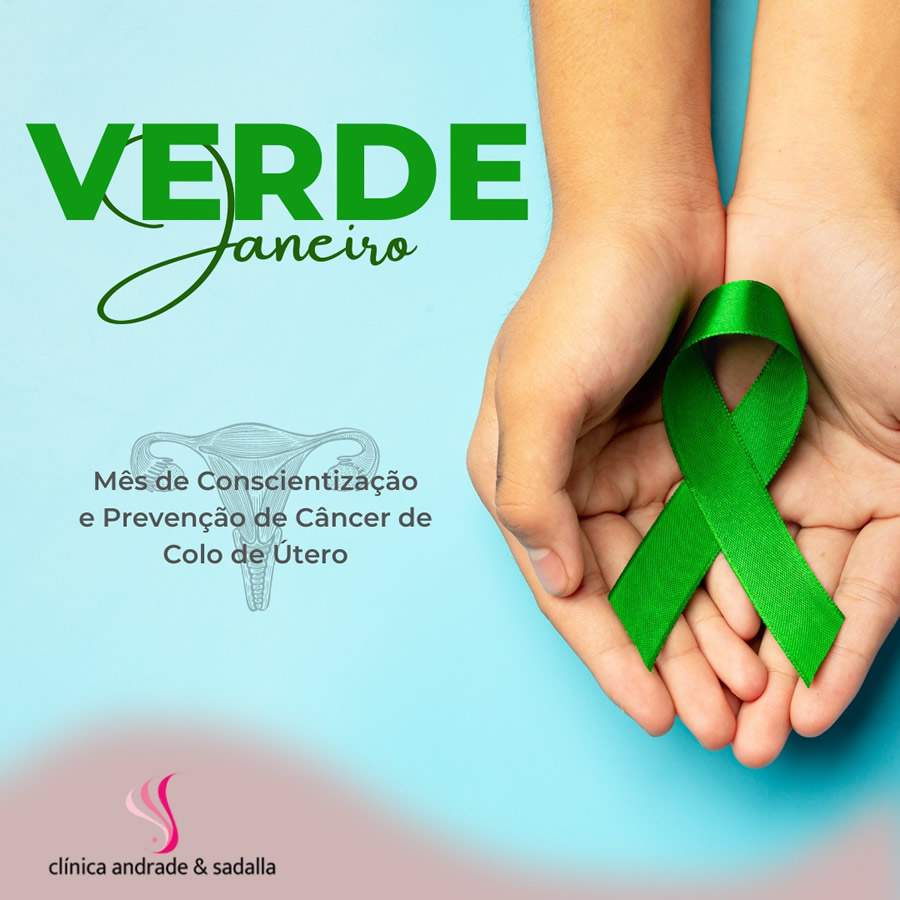 Janeiro Verde promove a campanha de conscientização e prevenção do câncer de colo de útero