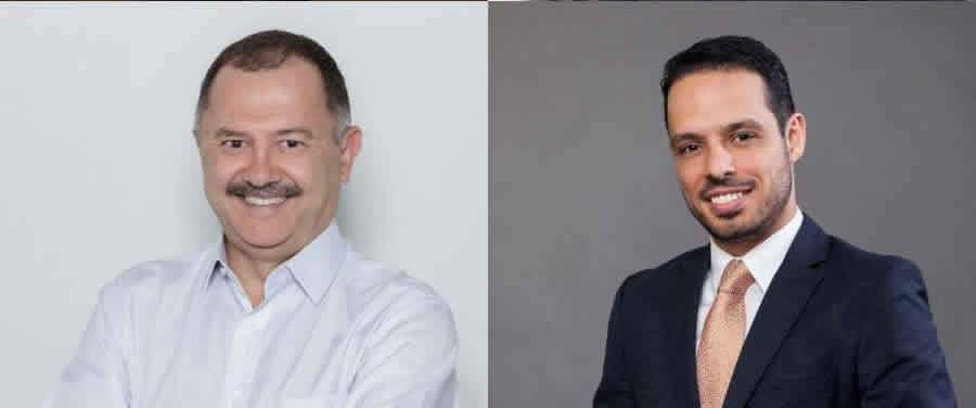 Wilson Lima, da Sompo Seguros e George Dutra, da Tokio Marine Seguradora.