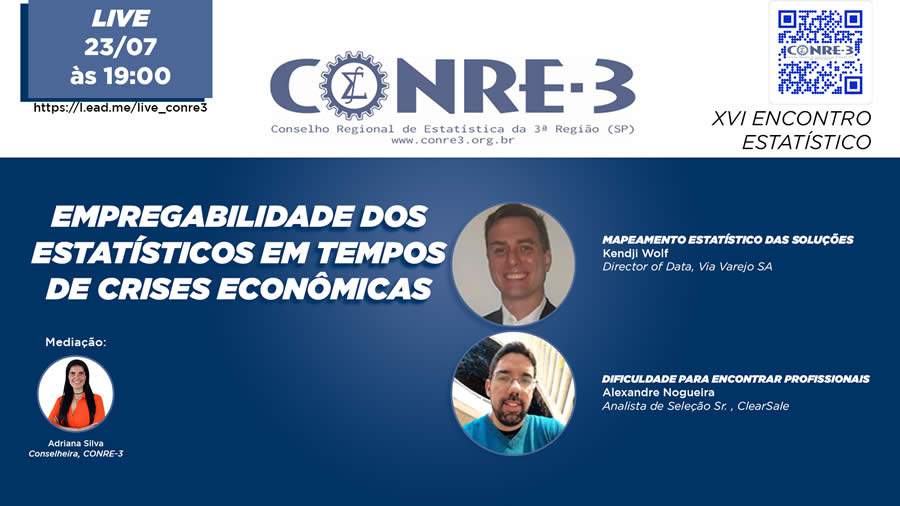 Empregabilidade é o tema do Encontro Estatístico CONRE-3
