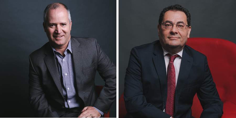 Carlos Eduardo Polízio, superintendente de seguro transporte da MAPFRE, e Mauro Caetano, diretor de seguros gerais da MAPFRE