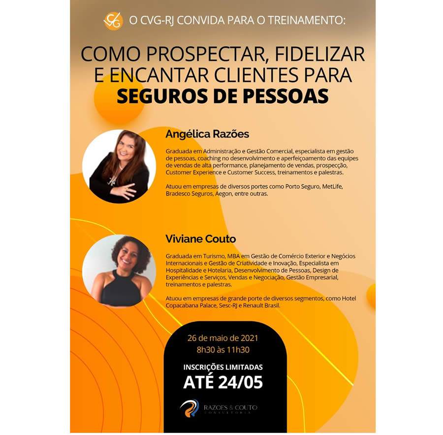 CVG-RJ realiza treinamento sobre seguro de pessoas