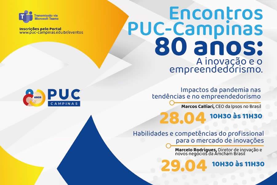 Atividade de 80 anos da PUC-Campinas traz debates sobre inova&ccedil;&atilde;o e empreendedorismo