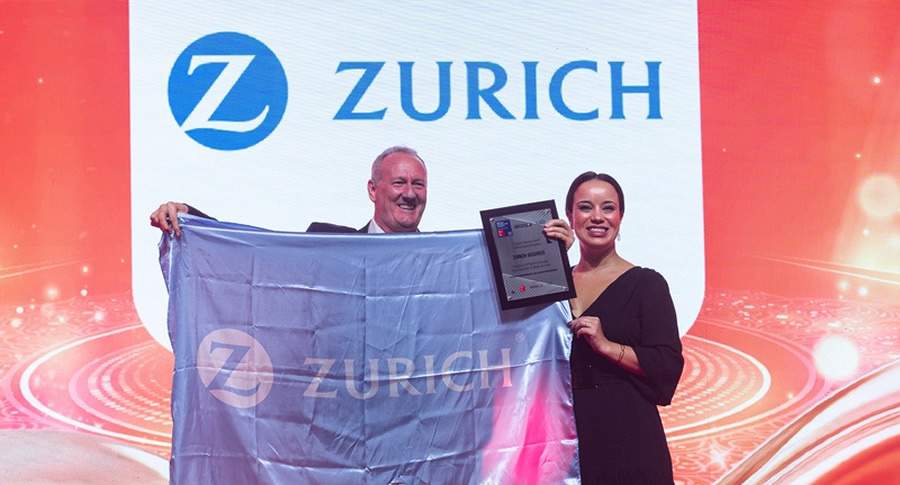 Carlos Toledo, diretor executivo de Pessoas &amp; Cultura da Seguradora Zurich, na cerim&ocirc;nia de premia&ccedil;&atilde;o