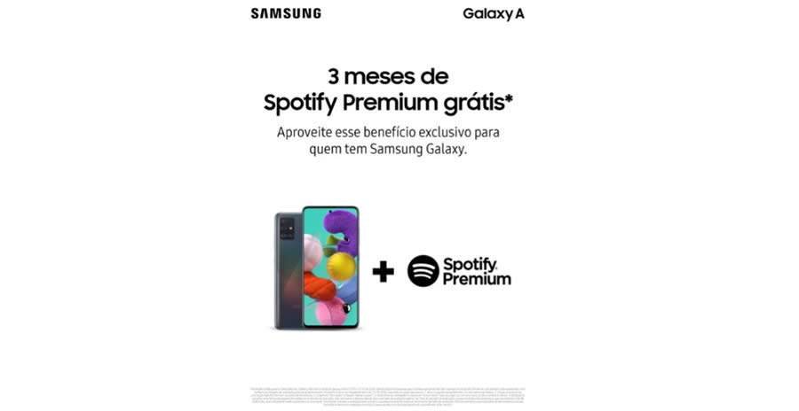 Samsung disponibiliza Spotify Premium aos novos usu&aacute;rios Galaxy