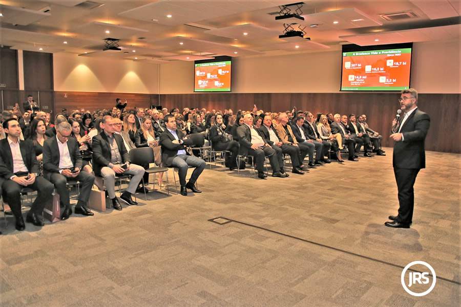 No evento, o diretor-presidente da Bradesco Vida e Previd&ecirc;ncia, Jorge Nasser, apresentou a palestra &ldquo;Seguro que tudo vai mudar&rdquo;.