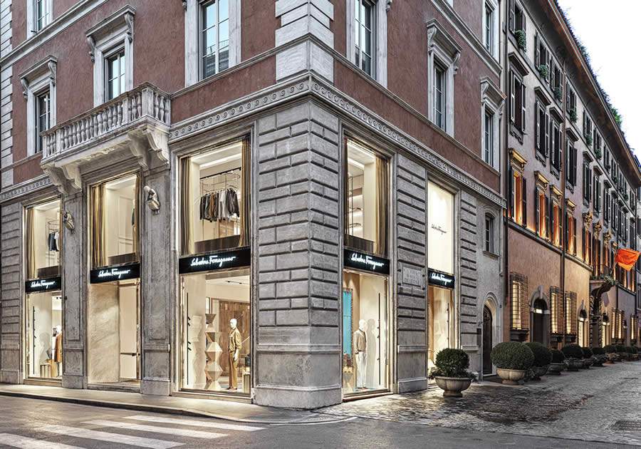 Boutique de Roma da Salvatore Ferragamo