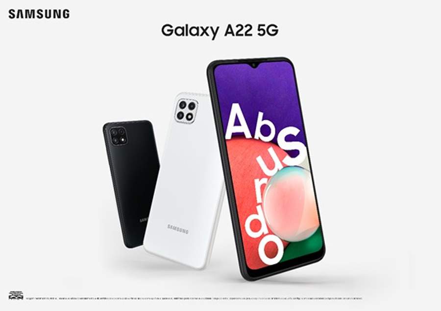 Galaxy A22 5G | Imagem meramente ilustrativa