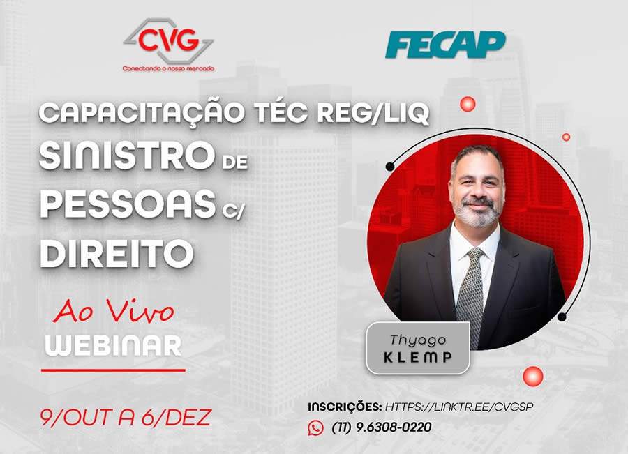 CVG-SP abre inscri&ccedil;&otilde;es para cursos online de riscos pessoais e sinistros