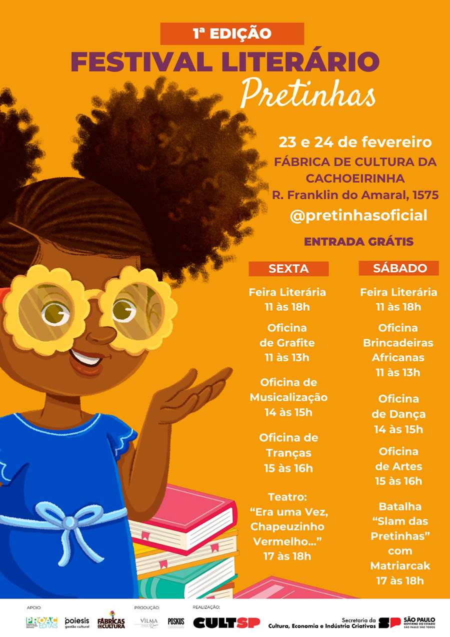 Festival Literário Pretinhas - Divulgação