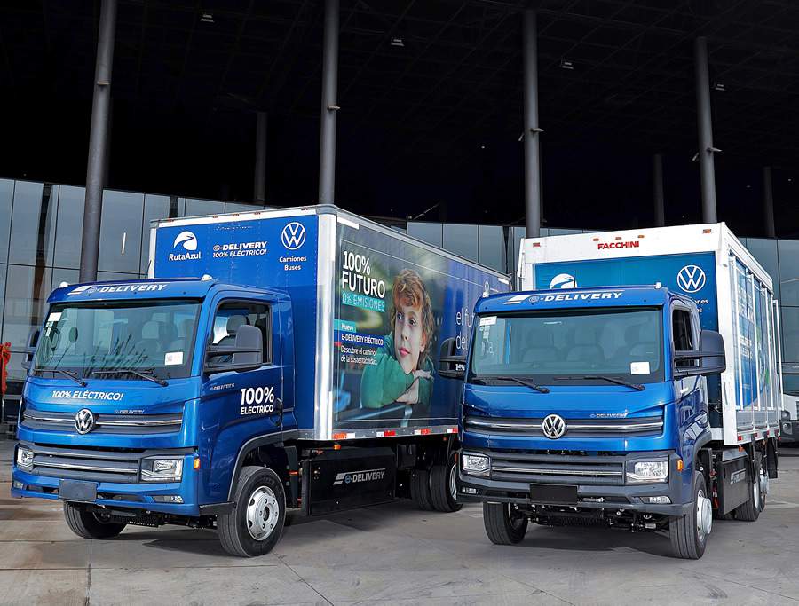 Volkswagen Caminh&otilde;es e &Ocirc;nibus refor&ccedil;a sua estrat&eacute;gia sustent&aacute;vel com a chegada do e-Delivery ao Chile