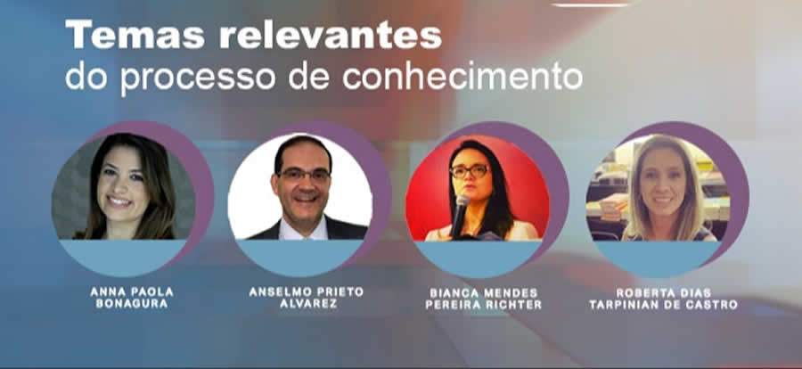 Evento 100% digital: Temas relevantes do processo de conhecimento