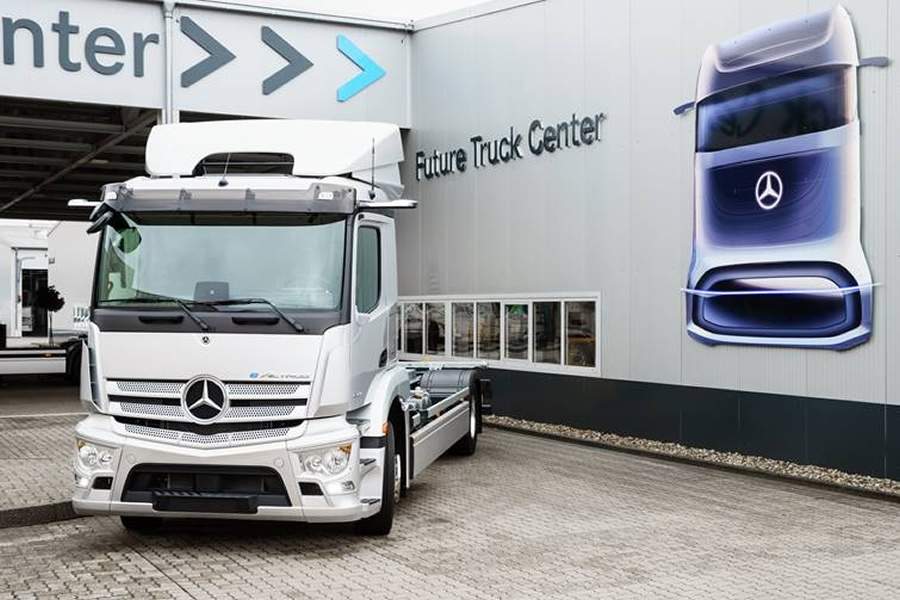Produ&ccedil;&atilde;o em s&eacute;rie do eActros tem in&iacute;cio na f&aacute;brica da Mercedes-Benz em W&ouml;rth