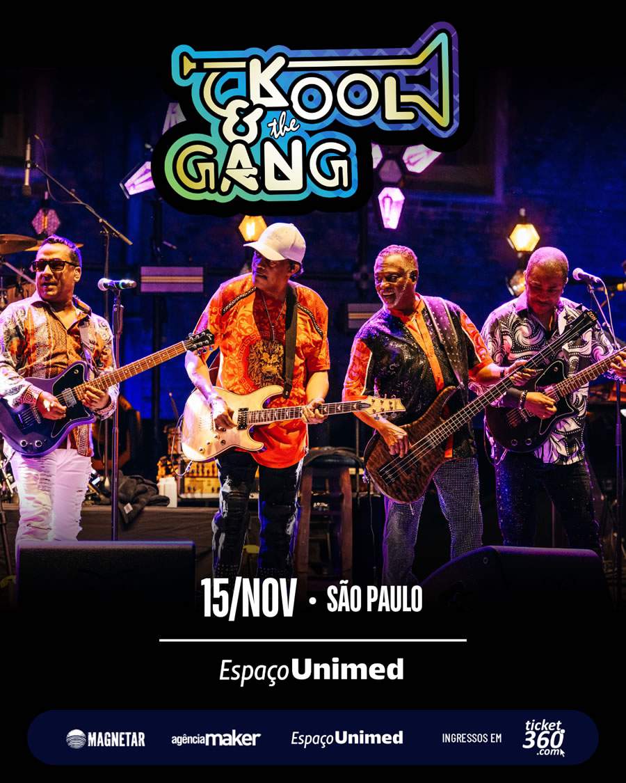 Kool &amp; the Gang Retorna ao Brasil no Espaço Unimed em única apresentação