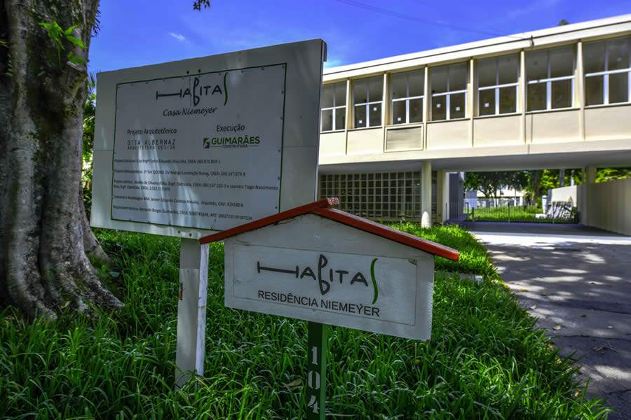 ITA abre exposi&ccedil;&atilde;o Habitas e apresenta o passo a passo do retrofit sustent&aacute;vel da Casa Niemeyer