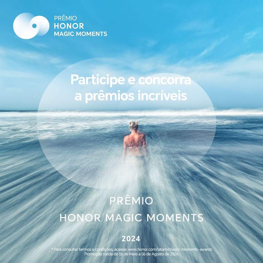 HONOR anuncia concurso de fotografia no Brasil valendo um Magic6 Pro