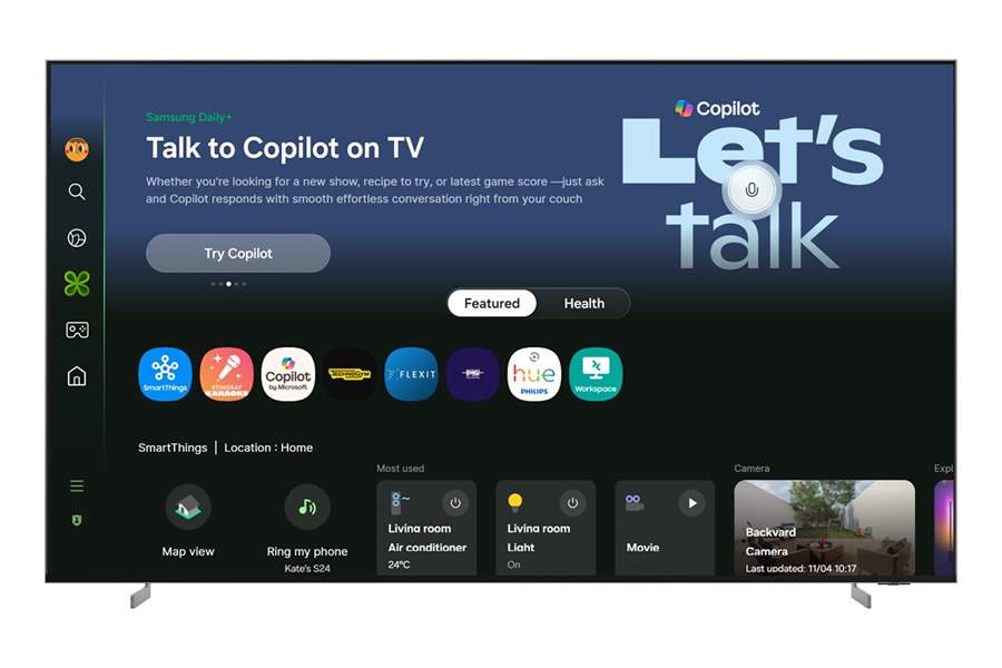 Samsung traz Microsoft Copilot para TVs e monitores de 2025, desbloqueando experiências mais inteligentes na tela
