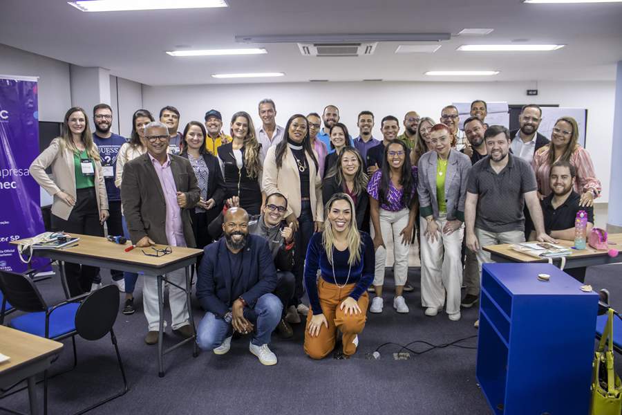 Participantes da &uacute;ltima edi&ccedil;&atilde;o do PACS presencial, realizado em agosto de 2023, tamb&eacute;m na sede do Sincor-SP / Foto: Divulga&ccedil;&atilde;o