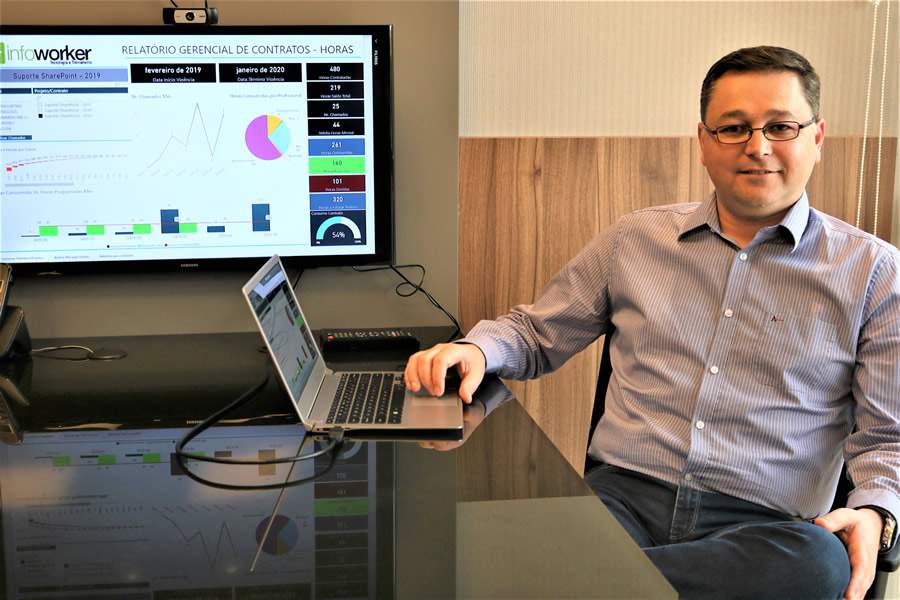 Josney Lara, diretor comercial da InfoWorker Tecnologia