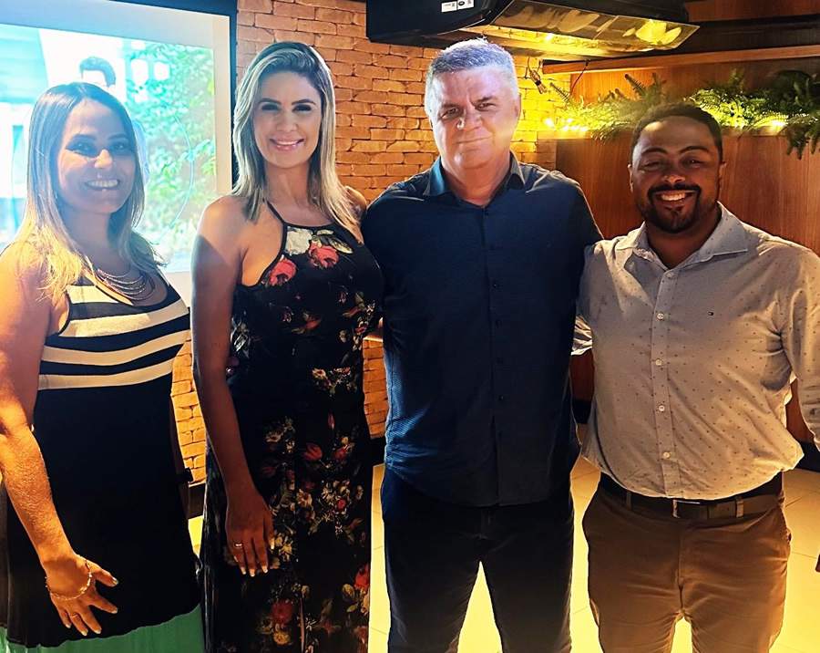  Cristiane Afonso, coordenadora Comercial da Benef&iacute;cio Intelectual, assessoria da Affiance, Fabiana Cardoso, diretora Comercial da Affiance, M&aacute;rcio Almeida, CEO e co-funder da Bluzz Sa&uacute;de, Ryan Gouveia, head de Mercado da operadora