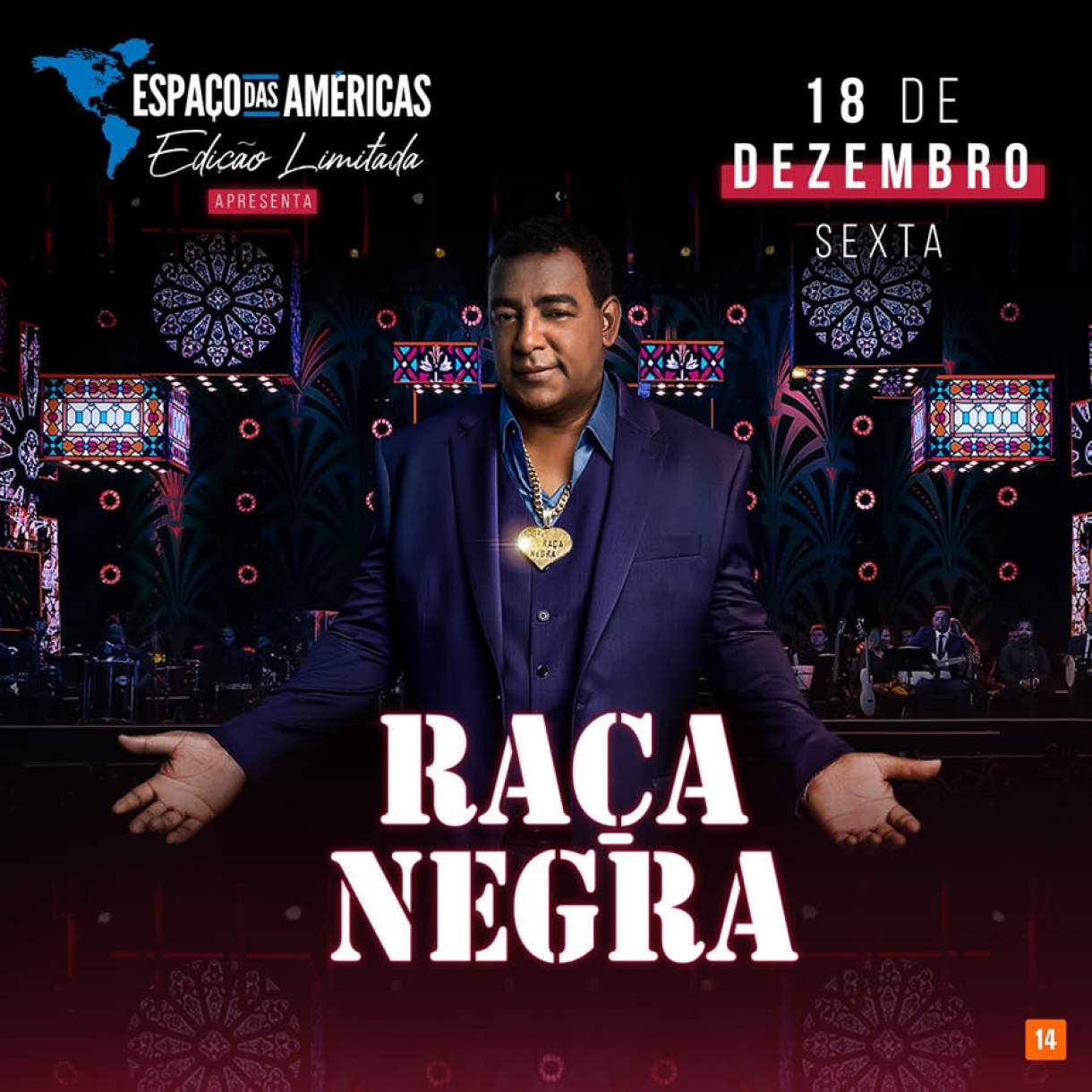 Raça Negra faz mega-show - presencial - em São Paulo; ingressos