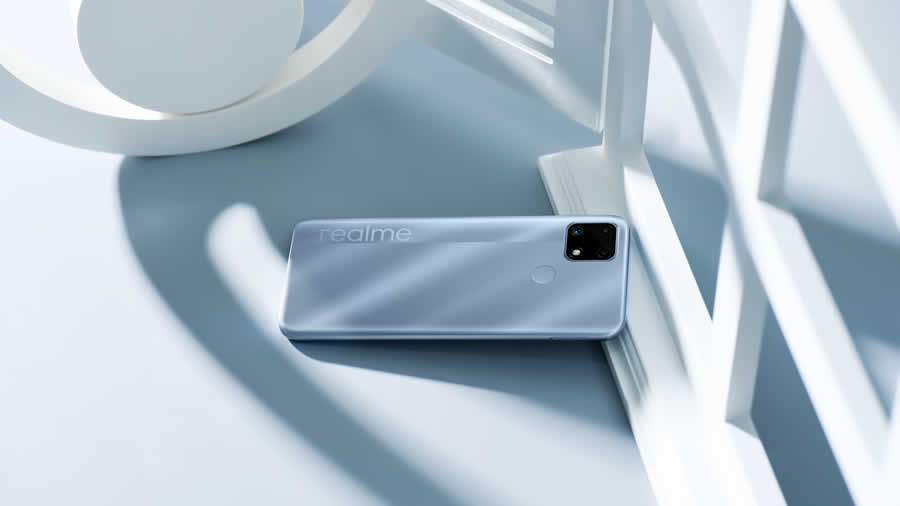 Realme C25 &eacute; lan&ccedil;ado com c&acirc;mera tripla de 48MP, bateria de 6000mAh e com a certifica&ccedil;&atilde;o de alta confiabilidade da T&Uuml;V Rheinland