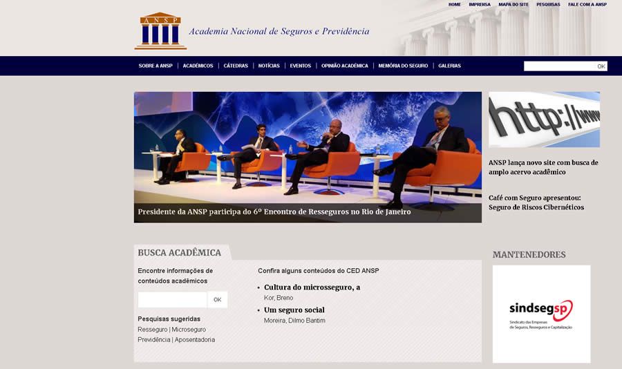 ANSP lan&ccedil;a novo site com busca de amplo acervo acad&ecirc;mico