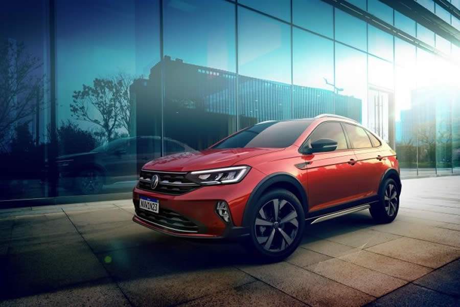 Dianteira do Volkswagen Nivus é marcante