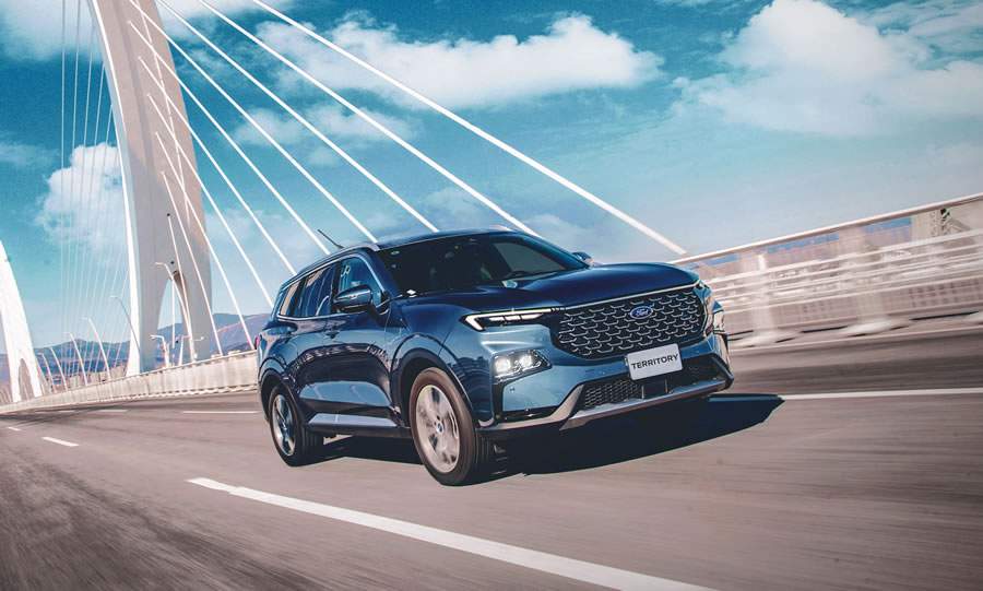 Ford revela a nova gera&ccedil;&atilde;o do Territory que chega este ano ao Brasil