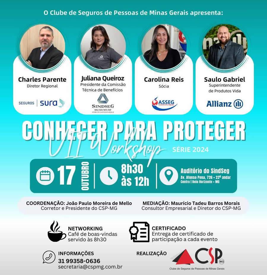 CSP-MG d&aacute; sequ&ecirc;ncia &agrave; s&eacute;rie de workshops Conhecer para Proteger