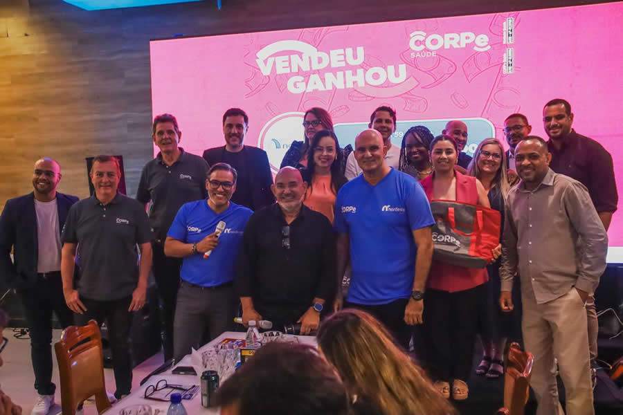 Foto: CORPe e Nordeste Saúde no lançamento do produto sênior