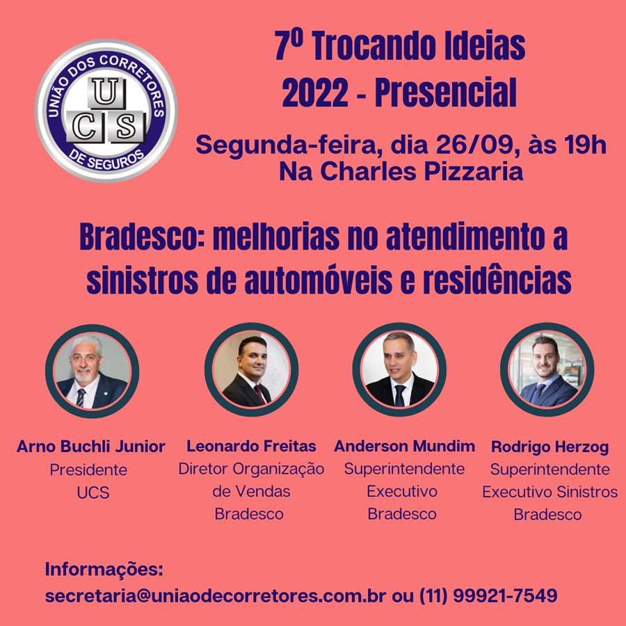 Em evento da UCS, executivos da Bradesco apresentam melhorias no atendimento a sinistros em auto e resid&ecirc;ncia