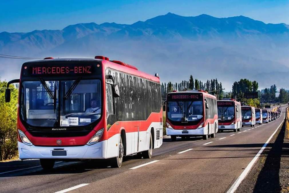 Mercedes-Benz vende 500 ônibus para o BRT Transantiago
