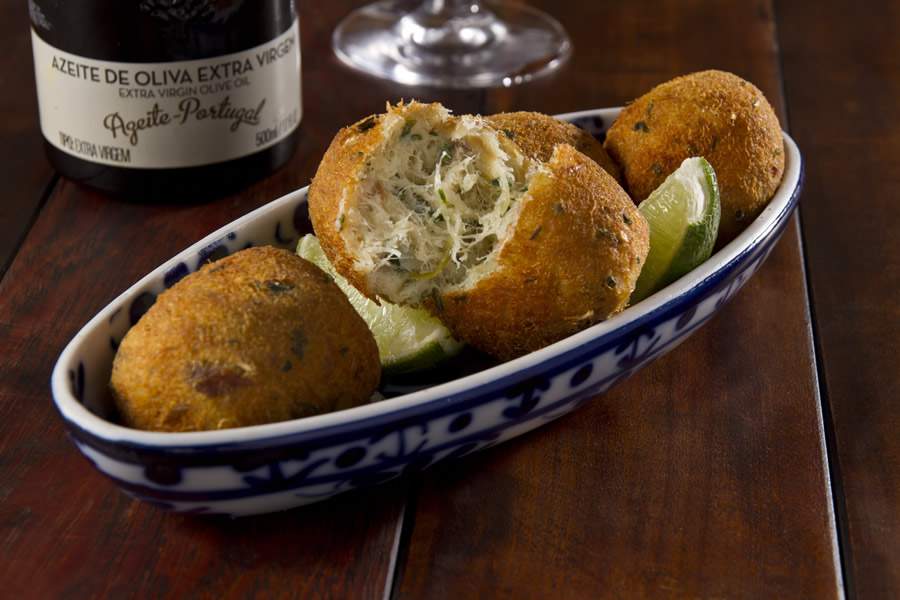 Bolinhos de Bacalhau - Divulgação Quinta do Olivardo