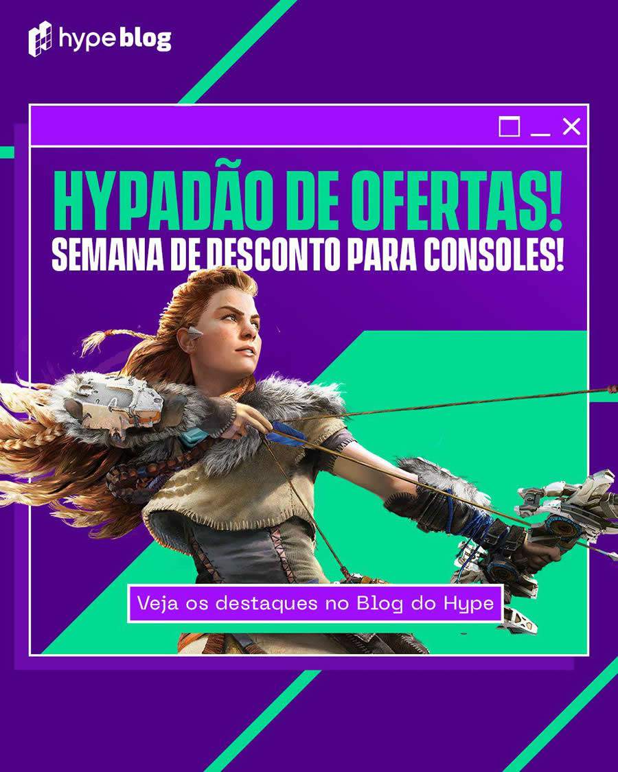 Hypadão do Hype Games traz descontos e cupons de desconto em gift cards de PlayStation e Xbox