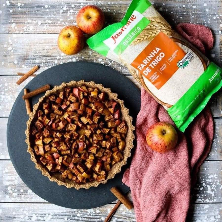 Torta de Maçã/Jasmine Alimentos