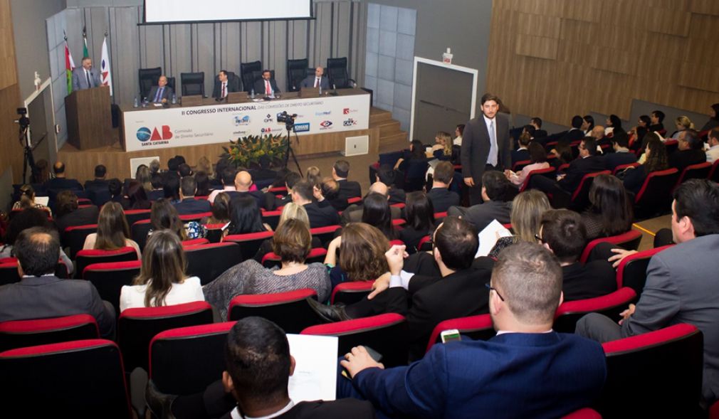 AIDA Brasil e OAB/SC realizam 2º Congresso Internacional das Comissões de Direito Securitário