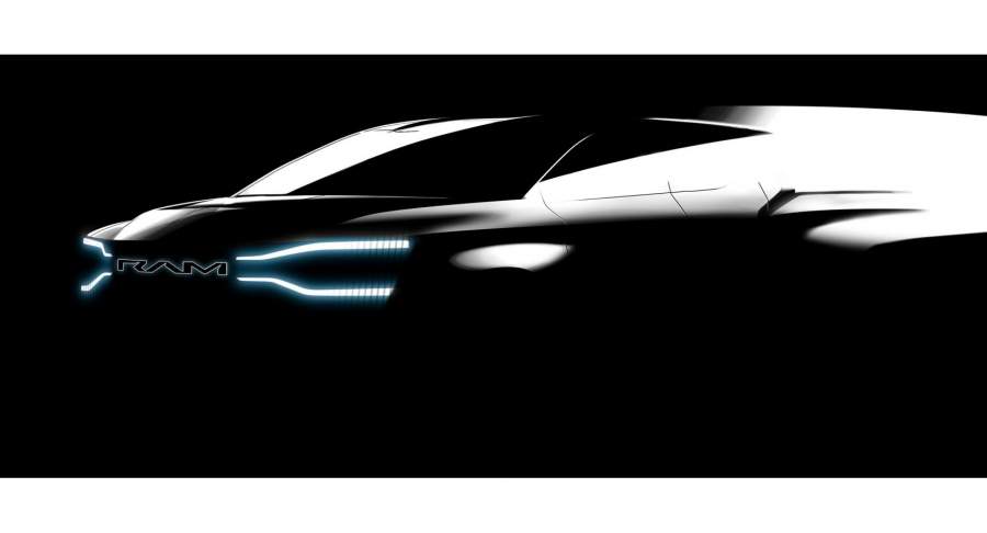Ram revela esbo&ccedil;os da primeira picape el&eacute;trica da marca