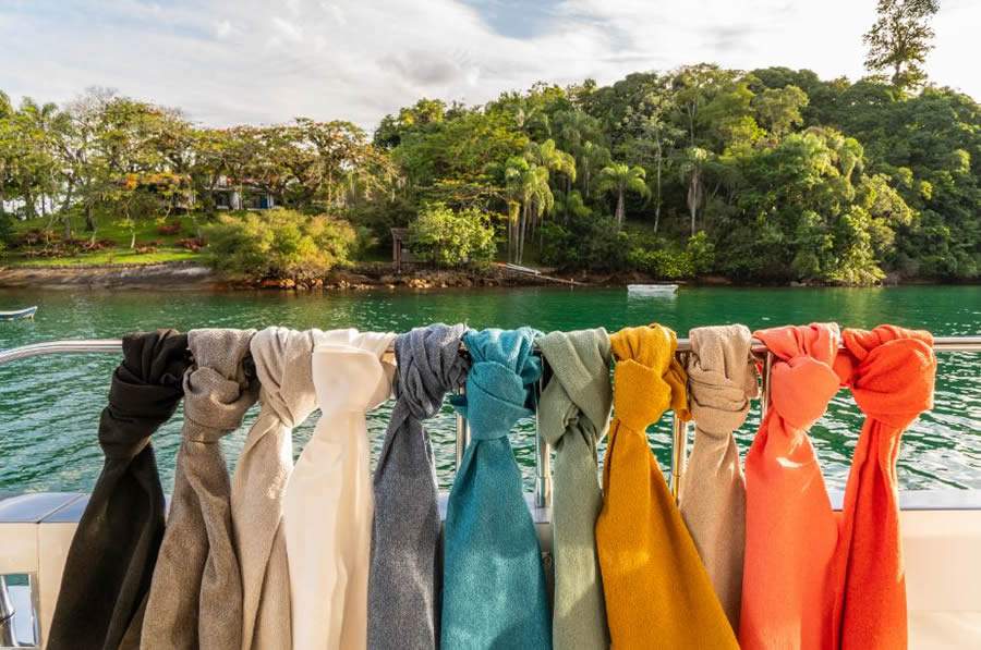 Tecnologia italiana da Dino Zoli garante resist&ecirc;ncia ao sol, cloro, manchas e umidade ao seu lan&ccedil;amento, a cole&ccedil;&atilde;o Opera | Foto: Divulga&ccedil;&atilde;o