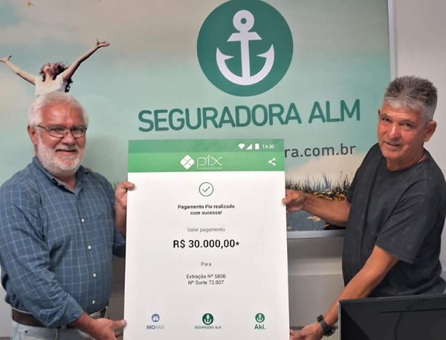 Sorteio de Capitaliza&ccedil;&atilde;o ALM contempla novo benefici&aacute;rio com o valor de R$ 30 mil