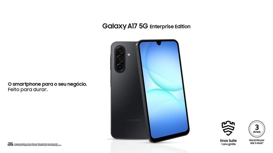 Novo Galaxy A17 5G Enterprise Edition transforma o ambiente corporativo com AI e custo-benefício