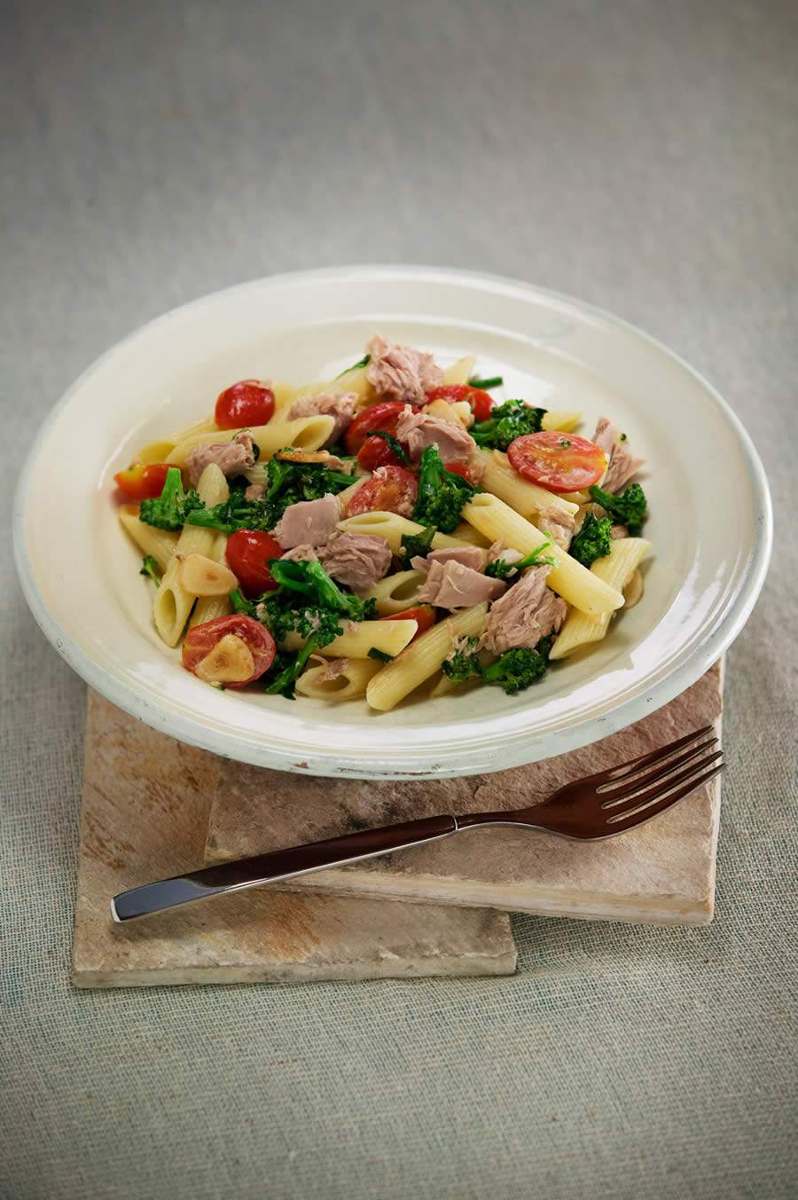 Penne Colorido Com Atum