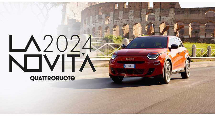 Novo Fiat 600e &eacute; eleito &ldquo;La Novit&agrave; 2024&rdquo; pelo j&uacute;ri popular da revista Quattroruote