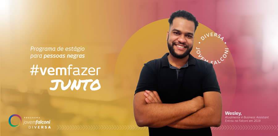 Falconi abre programa de estágio exclusivo para pessoas negras
